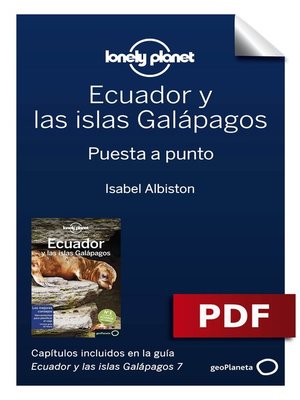 cover image of Ecuador y las islas Galápagos 7_1. Preparación del viaje